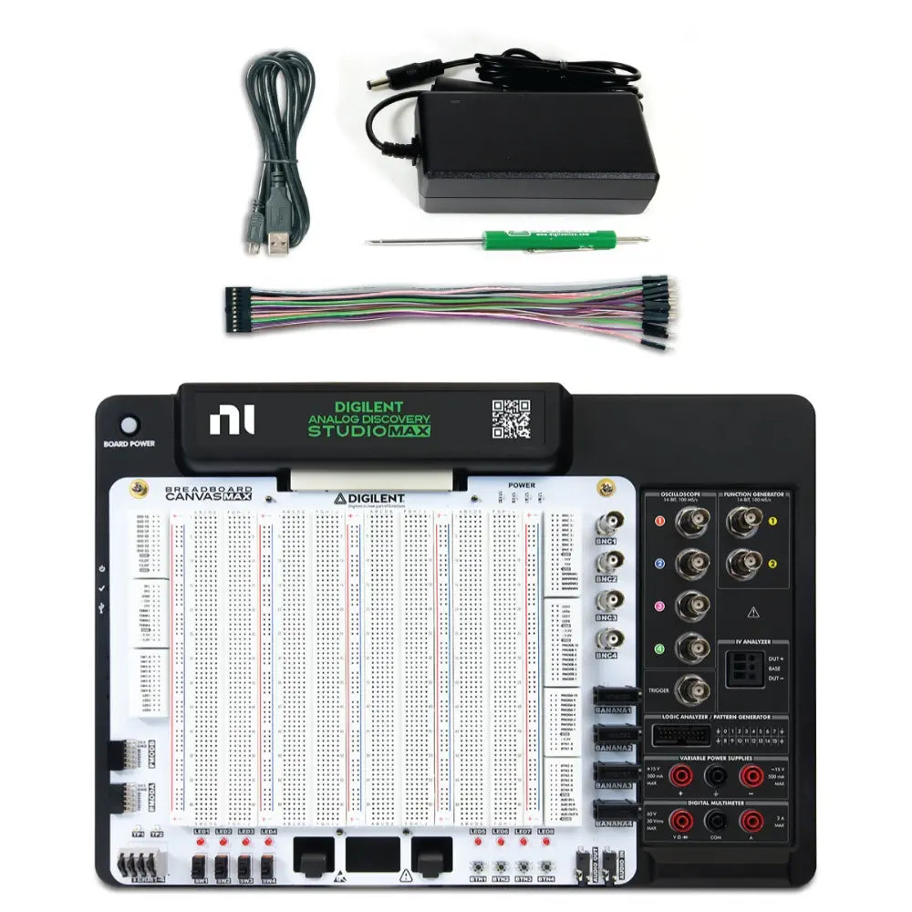 Digilent Analog Discovery Studio Max: 工学実験用マルチインスツルメントラボ (デバイスのみ)