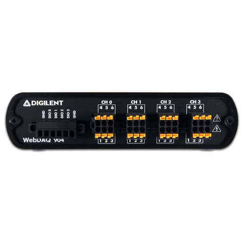 Digilent WebDAQ 904 インターネット対応ユニバーサル入力データロガー