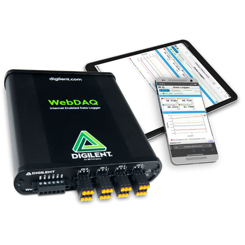 Digilent WebDAQ 904 インターネット対応ユニバーサル入力データロガー