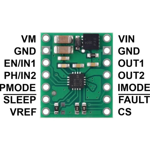 Pololu DRV8876 (QFN) シングルブラシ DCモータドライバキャリア