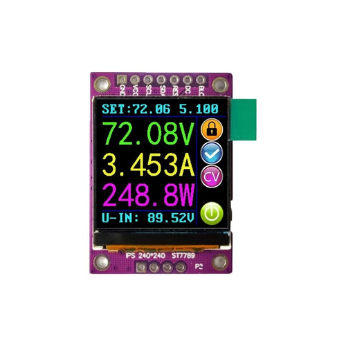 Elecrow 1.3 inch 240 x 240 IPS TFT LCD 7ピン SPI ESP32 / Arduino ディスプレイモジュール