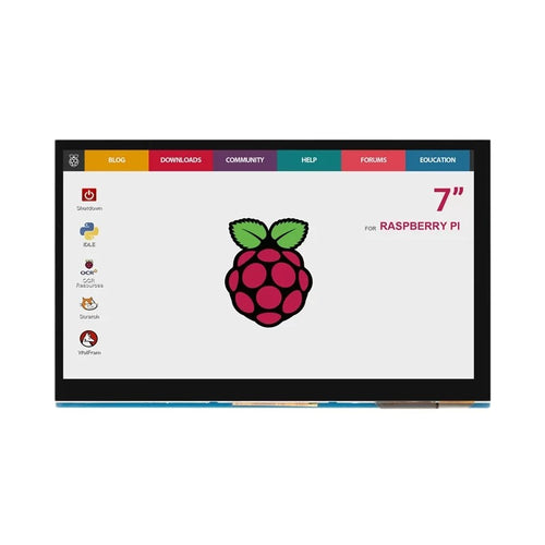 Elecrow Raspberry Pi用 7 inch 800 x 480 DSIディスプレイ タッチスクリーン（ブラケット付き）
