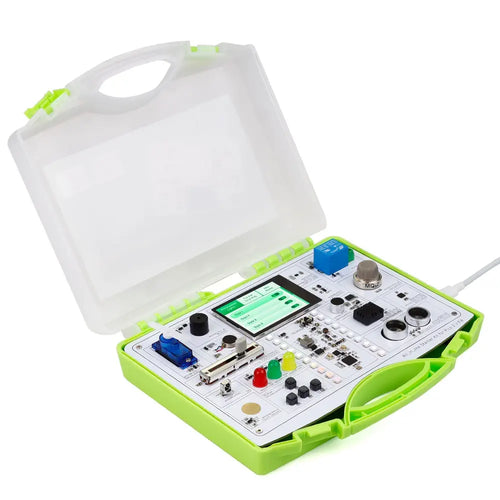 Elecrow オールインワン スターターキット (Pico 2 RP2350 用、共通ボード設計、17 個のセンサー、21 のレッスン付き)