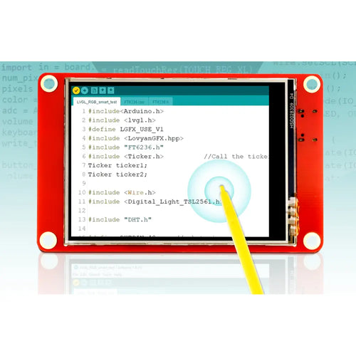 Elecrow CrowPanel 2.8 inch ESP32 HMI 320 x 240ディスプレイ SPI TFT LCDタッチスクリーン ケースなし