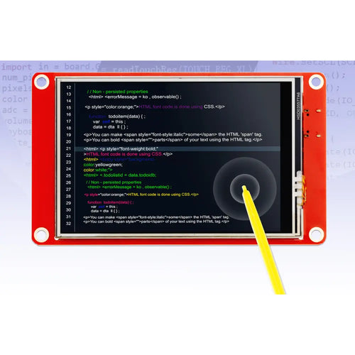 Elecrow CrowPanel 3.5 inch HMI ESP32ディスプレイ 480 x 320 SPI TFT LCDタッチスクリーン ケース付き