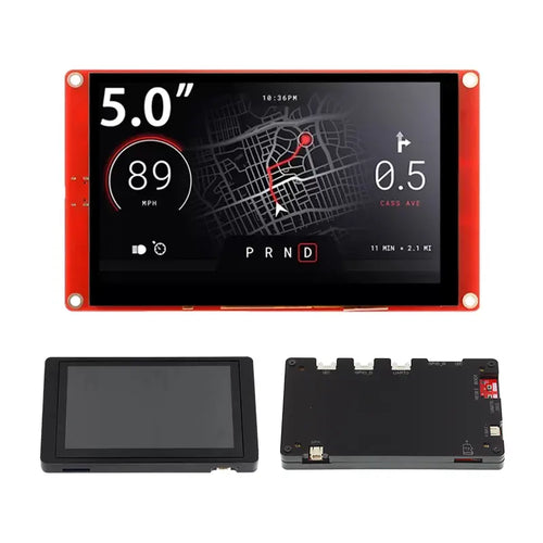 Elecrow CrowPanel 5 inch HMI ESP32 ディスプレイ 800 x 480 RGB TFT LCD タッチスクリーン (ケース付き)