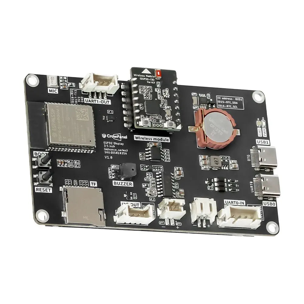 Elecrow CrowPanel Advance 3.5-HMI ESP32 AIディスプレイ 480 x 320 IPSスクリーン