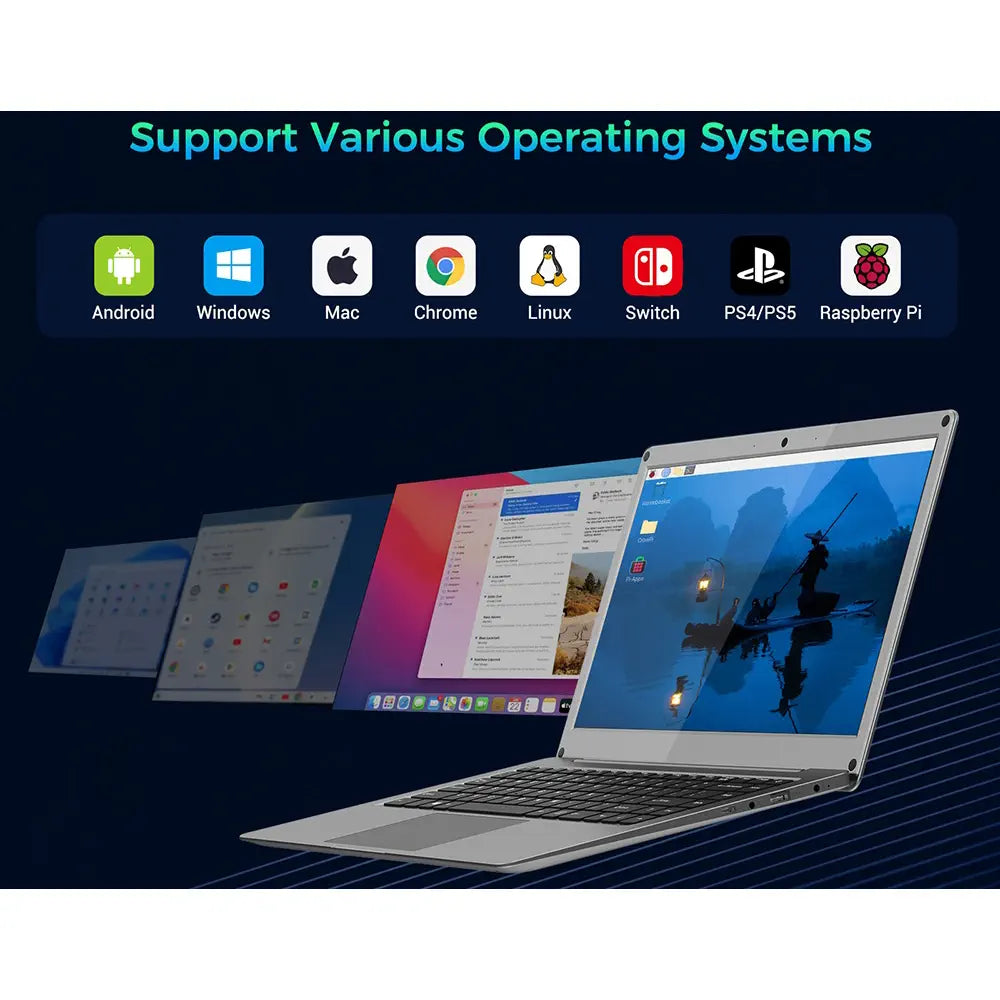 CrowView Note オールインワンポータブルモニタ (EN、Pi5ブリッジ、US
