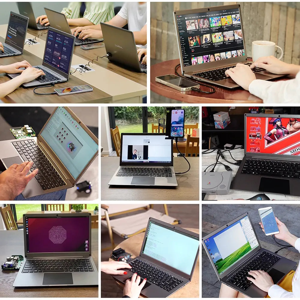 CrowView Note オールインワンポータブルモニタ (EN、Pi5ブリッジ、US