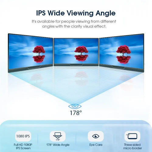 Elecrow MF156D 15.6インチ 超薄型 ポータブルモニタ 1920 x 1080 解像度ディスプレイ