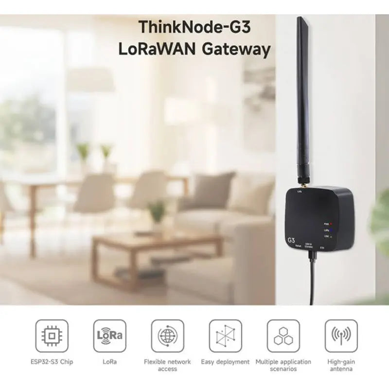 Elecrow ThinkNode G3 LoRaWANゲートウェイ | ESP32-S3チップ | スマートホーム、IoTソリューション