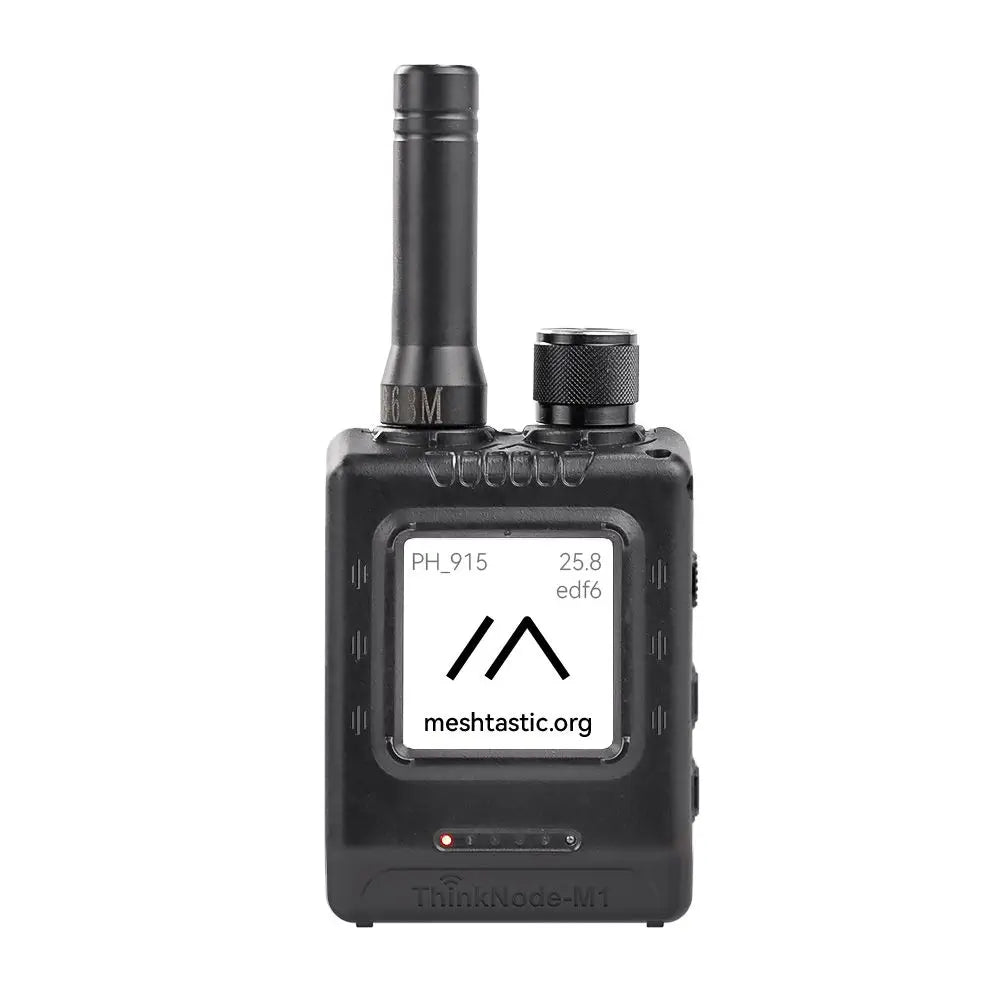 Elecrow ThinkNode M1 LoRa Meshtasticトランシーバ (1.54 inch EPDディスプレイ、GPS機能、nRF52840、ケース付き、915MHz)