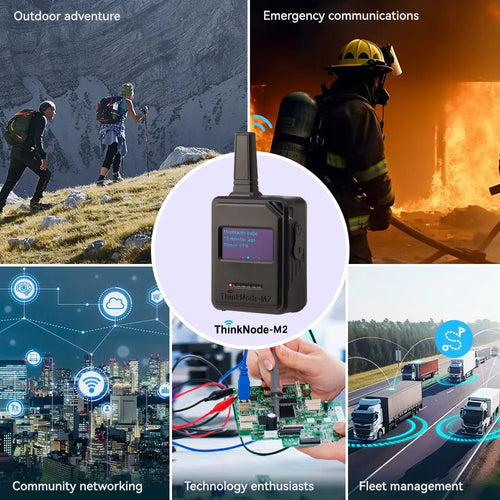 Elecrow ThinkNode M2 LoRa Meshtastic 信号トランシーバー（ESP32-S3搭載、1.3インチOLEDディスプレイ、ケース付き）