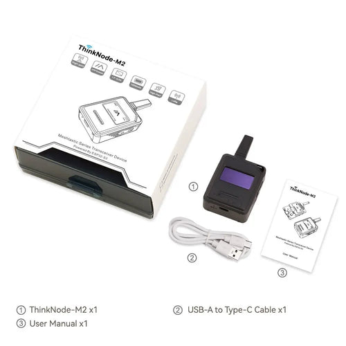 Elecrow ThinkNode M2 LoRa Meshtastic 信号トランシーバー（ESP32-S3搭載、1.3インチOLEDディスプレイ、ケース付き）