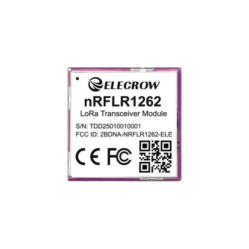 Elecrow nRFLR1262 ワイヤレストランシーバモジュール (Nordic nRF52840、Semtech SX1262)