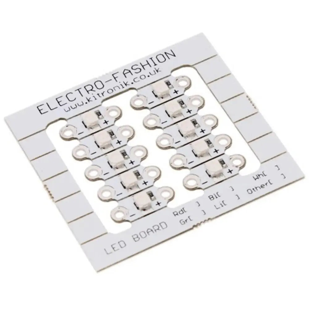 Electro-Fashion 縫製可能青色LED（10個パック）