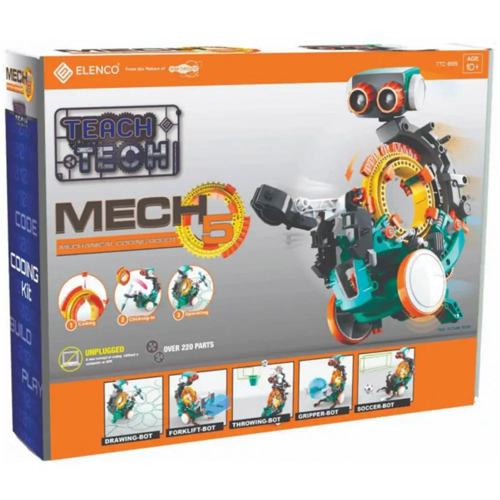 Elenco Mech-5 メカニカルコーディングホイールロボット