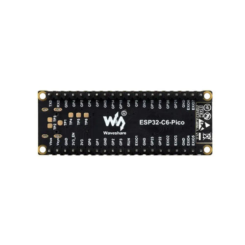 ESP32-C6 RISC-V マイクロコントローラボード WiFi 6 および Bluetooth 5 搭載 (はんだ付け済み)