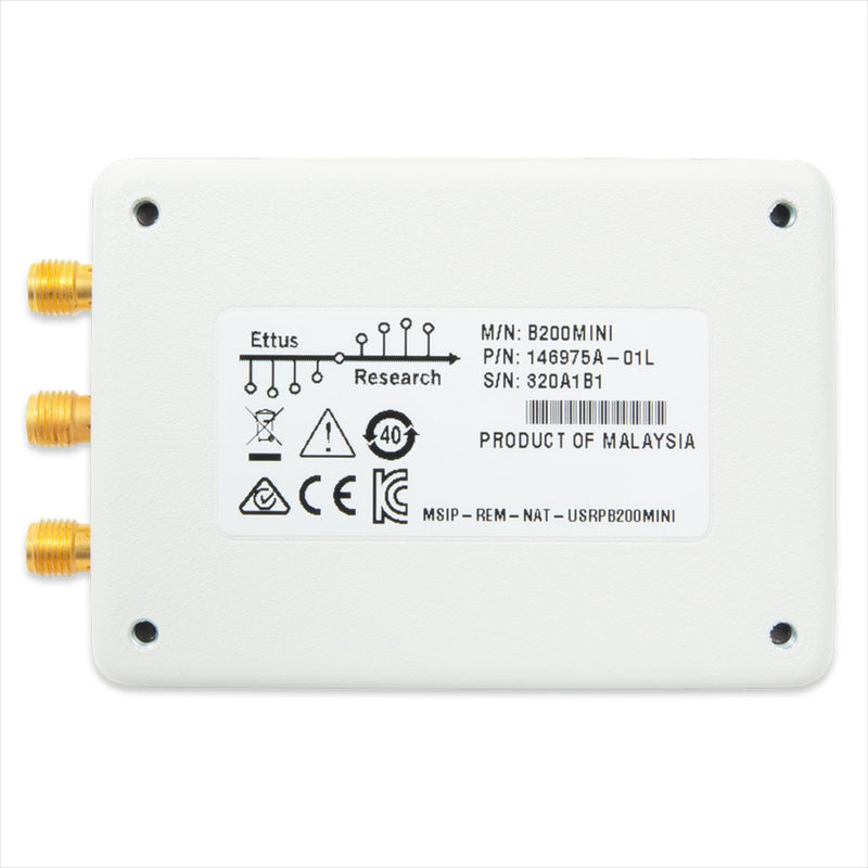 Ettus USRP B200mini：1x1、70MHz～6GHz SDR / コグニティブ無線機（エンクロージャキット付き）