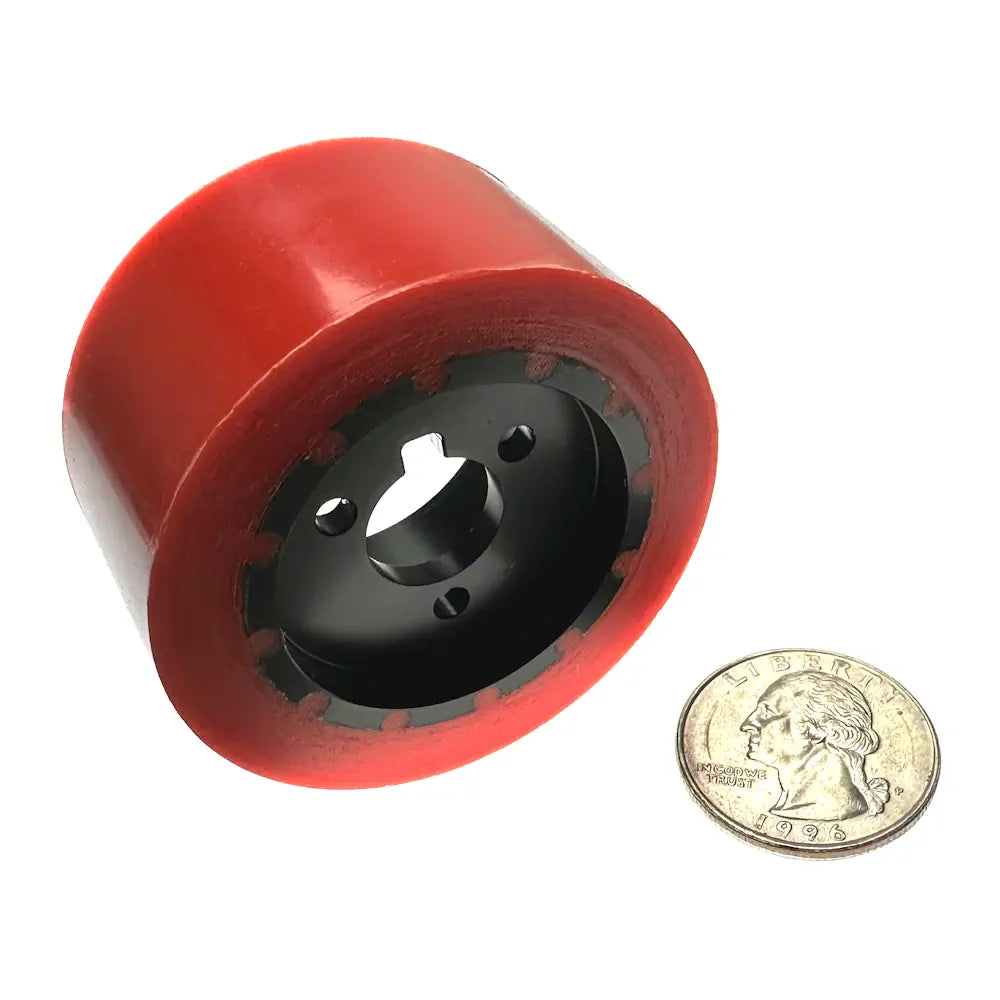 FingerTech Sumoホイール（単独、赤色ウレタン、2 inch、A45）