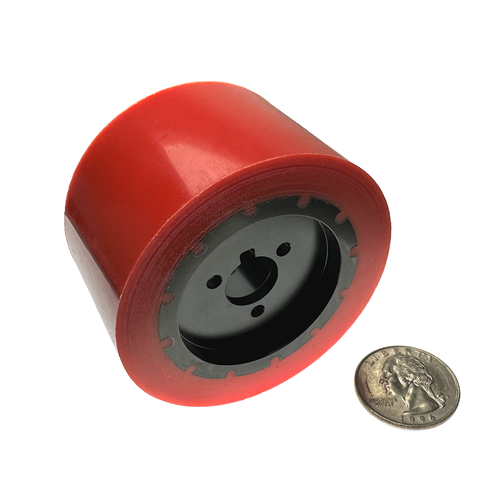 FingerTech Sumoホイール（単独、赤色ウレタン、2.5 inch、A45）