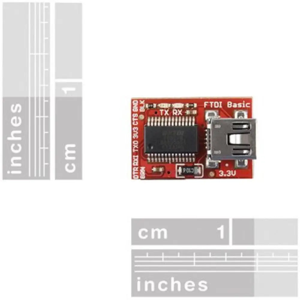 FTDIベーシックブレイクアウト - 3.3V - 6ピンヘッダー付き