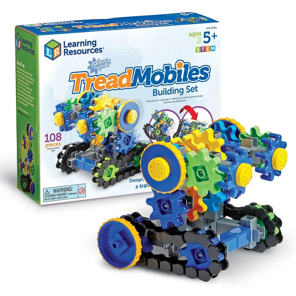 Learning Resources Gears! Gears! Gears! TreadMobiles 組立セット