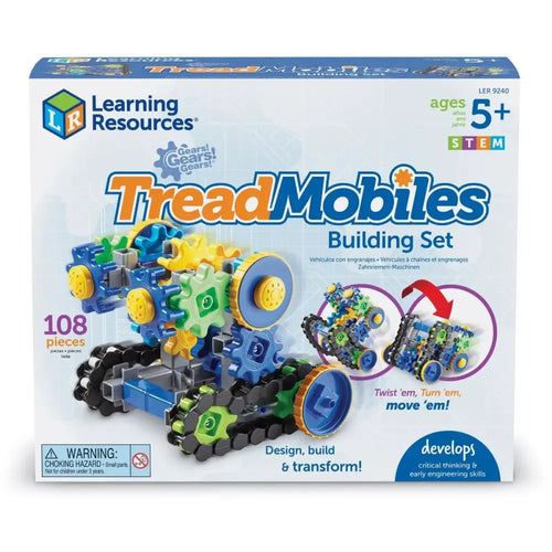 Learning Resources Gears! Gears! Gears! TreadMobiles 組立セット