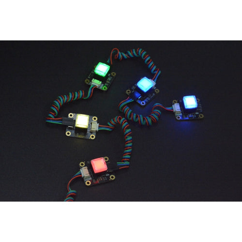 DFRobot Gravity I2C RGB LED カラーボタンモジュール