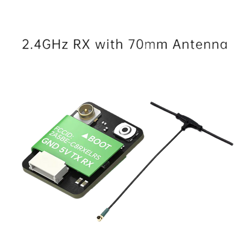 iFlight ExpressLRS ELRS ナノレシーバ 2.4G RX+40mm ミニアンテナ
