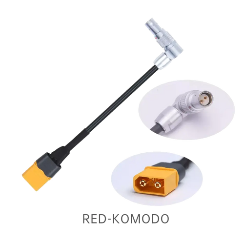 iFlight Taurus X8 Pro XT60H-メス ～ RED Komodo 電源ケーブル