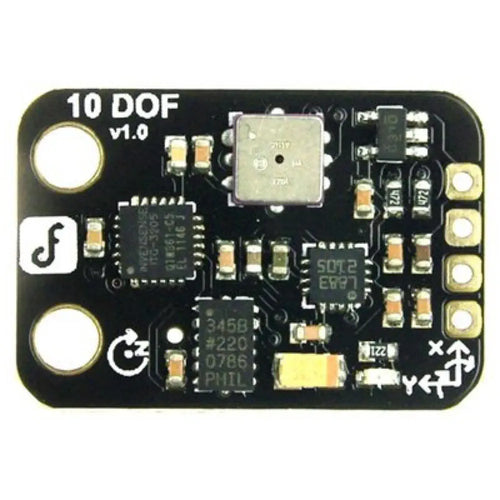 IMU 10 DOF ±16g 3軸 加速度センサ ±2000 °/s ジャイロ、地磁気、気圧計