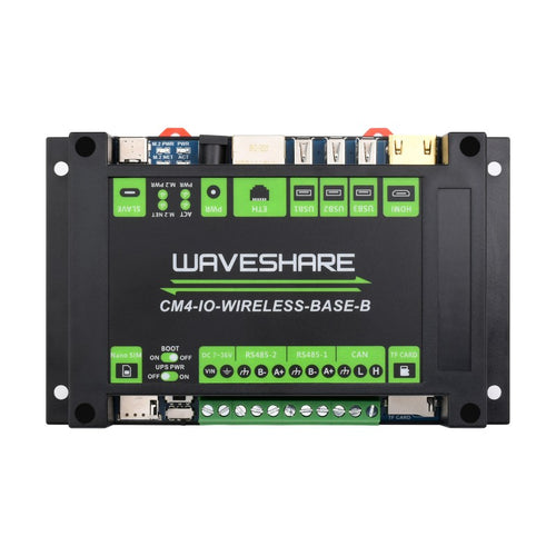 Waveshare Industrial IoT 5G / 4G 無線拡張 (4Gモジュール付き Raspberry Pi CM4用) (USプラグ)