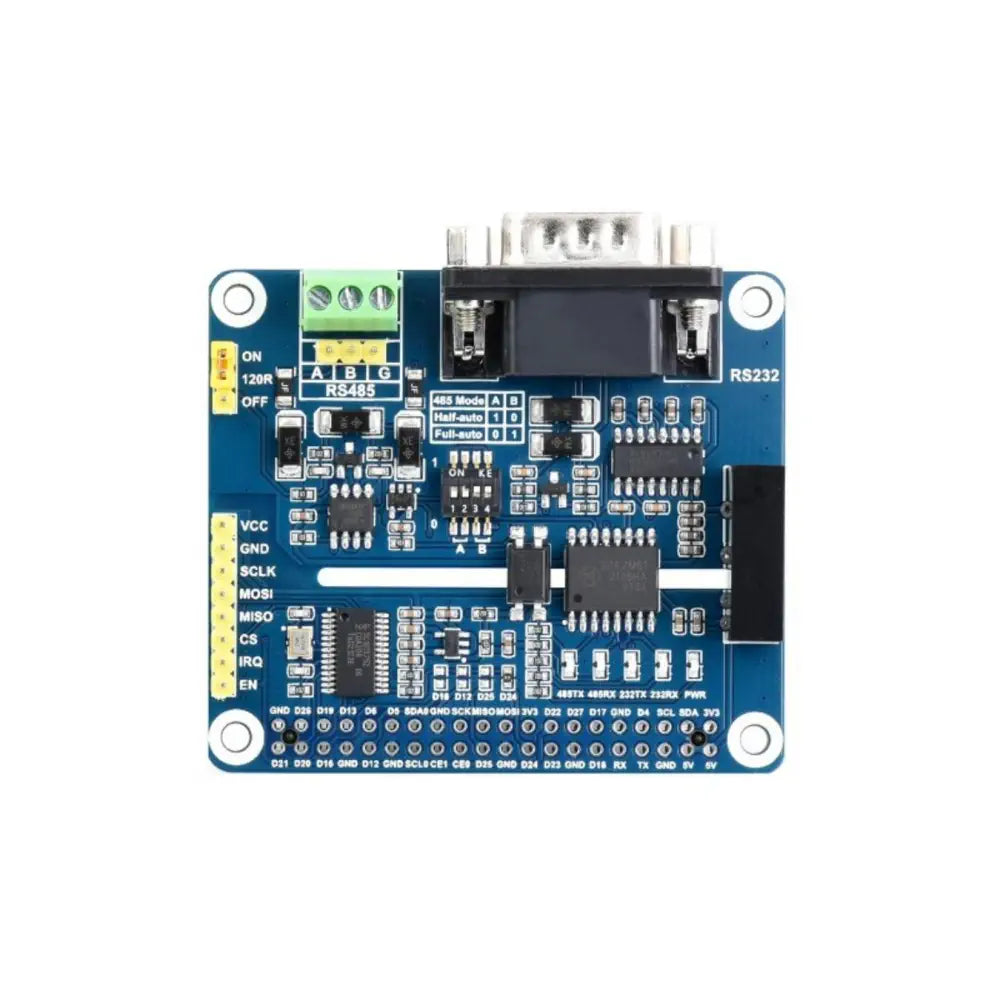 Raspberry Pi SPI制御用 絶縁型 RS485 RS232 拡張HAT