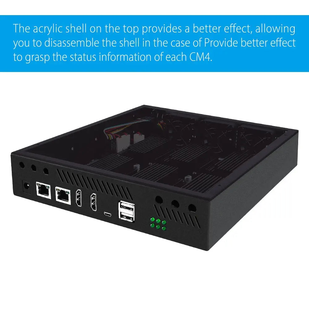 Deskpi Super6c Raspberry Pi CM4 Cluster Mini-ITX ボード用 ITX