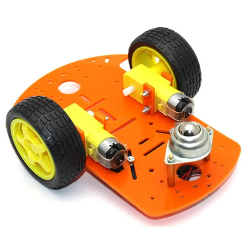 JSumo RoboMOD 2WD モバイルロボットシャーシキット (オレンジ色)