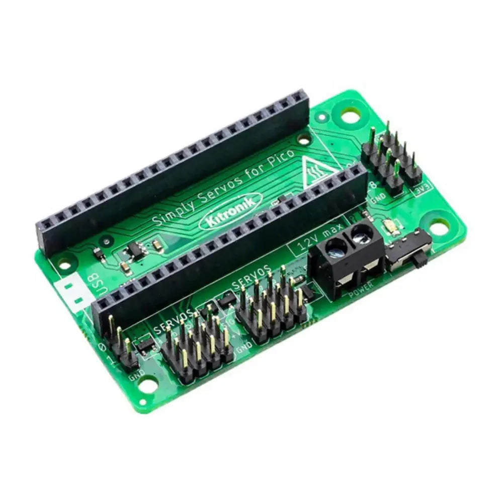 Kitronik Raspberry Pi Pico用シンプルサーボボード