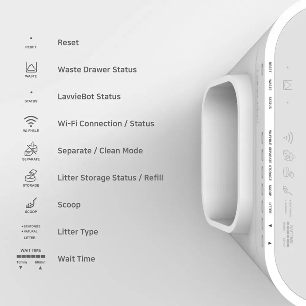 LavvieBot S 自動洗浄猫用トイレボックス - RobotShop LavvieBot S 自動洗浄猫用トイレボックス - RobotShop