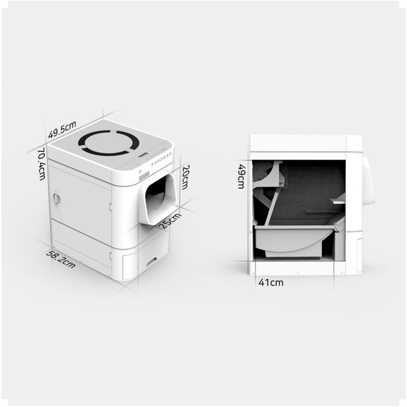 LavvieBot S 自動洗浄猫用トイレボックス