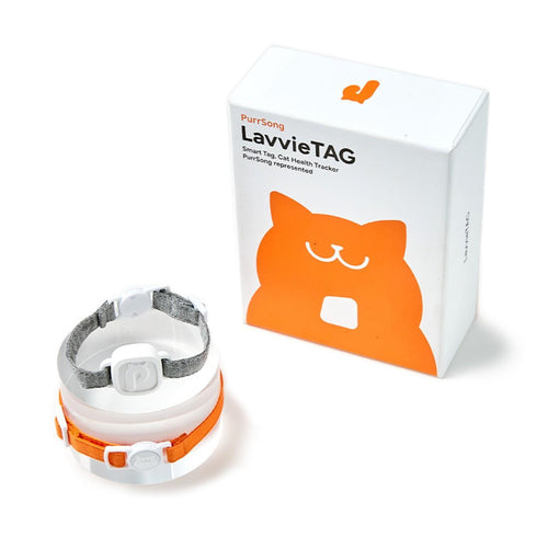 LavvieTAG 猫用スマートヘルストラッカ (LavvieBot S 互換セット)