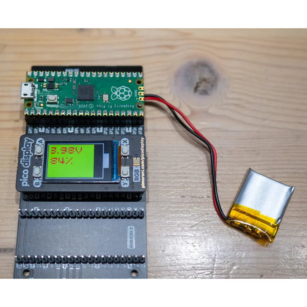 Pimoroni LiPo SHIM Raspberry Pi Pico用 - RobotShop