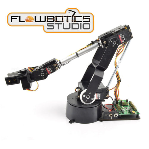 Lynxmotion AL5D 4DOFロボットアームSSC-32Uコンボキット（FlowBotics Studio）