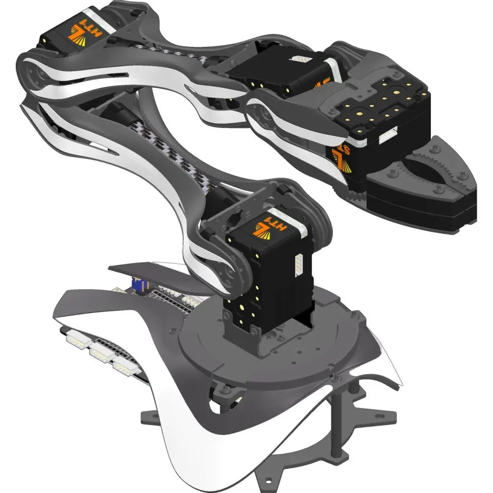 Lynxmotion SES-V2 ロボットアーム (4 DoF) シェルキット (黒)
