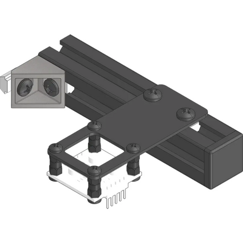 Lynxmotion SES-V2 コンベヤ HD カラーセンサ用 拡張マウント