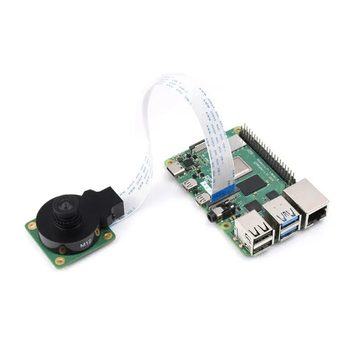 Waveshare RPi HQカメラ用 M12 高解像度レンズ、16MP、105° FOV、3.56mm