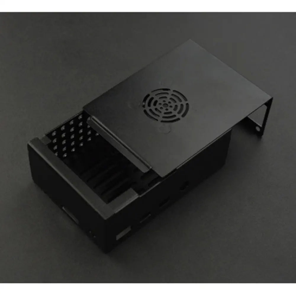 Raspberry Pi 4 B用 ヒートシンク / ファン搭載 メタルケース