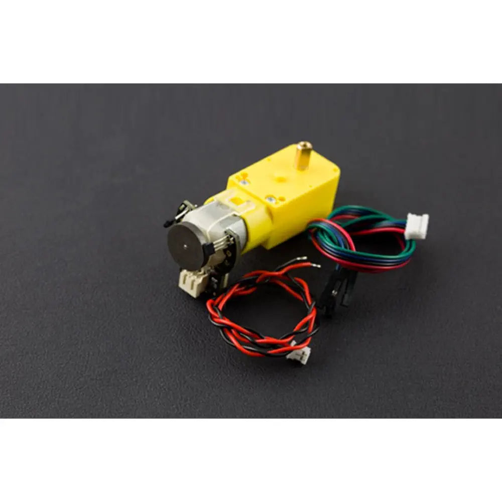 マイクロ 6V 160RPM 120:1 DC ギア付きモータ（エンコーダ付き）