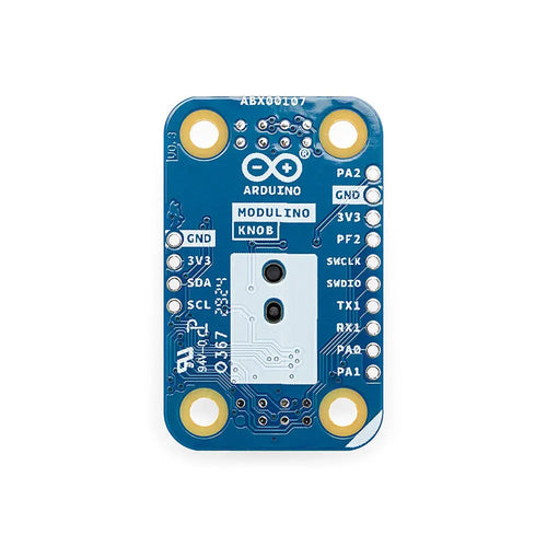 Modulino ロータリエンコーダ用ノブボード (押しボタン付き)