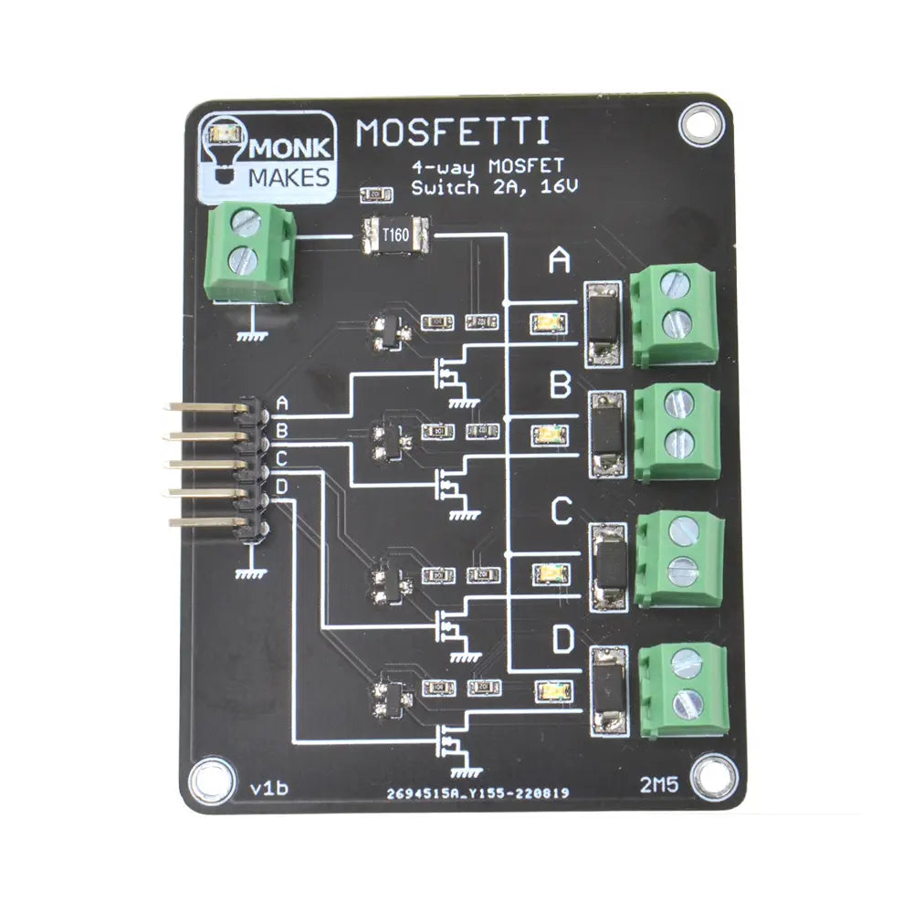 Monk Makes MOSFETTI 4-way MOSFETスイッチ
