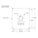 Basic Micro RoboClaw 2 x 60A用 モータコントローラマウント